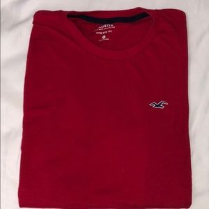 Short sleeve red shirt